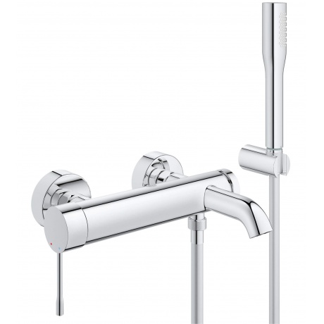 Смеситель для ванны с душевым гарнитуром Grohe Essence+ 33628001 - фото 1