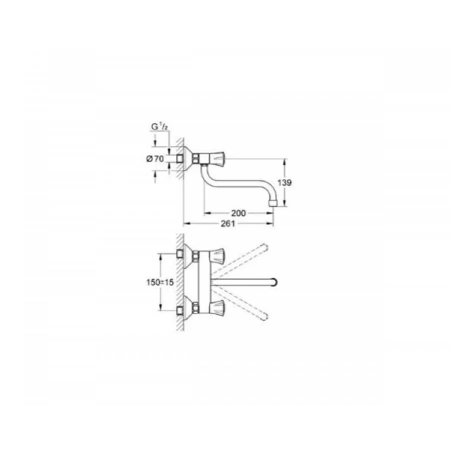 Смеситель для мойки Grohe Costa L 31187001 - фото 2