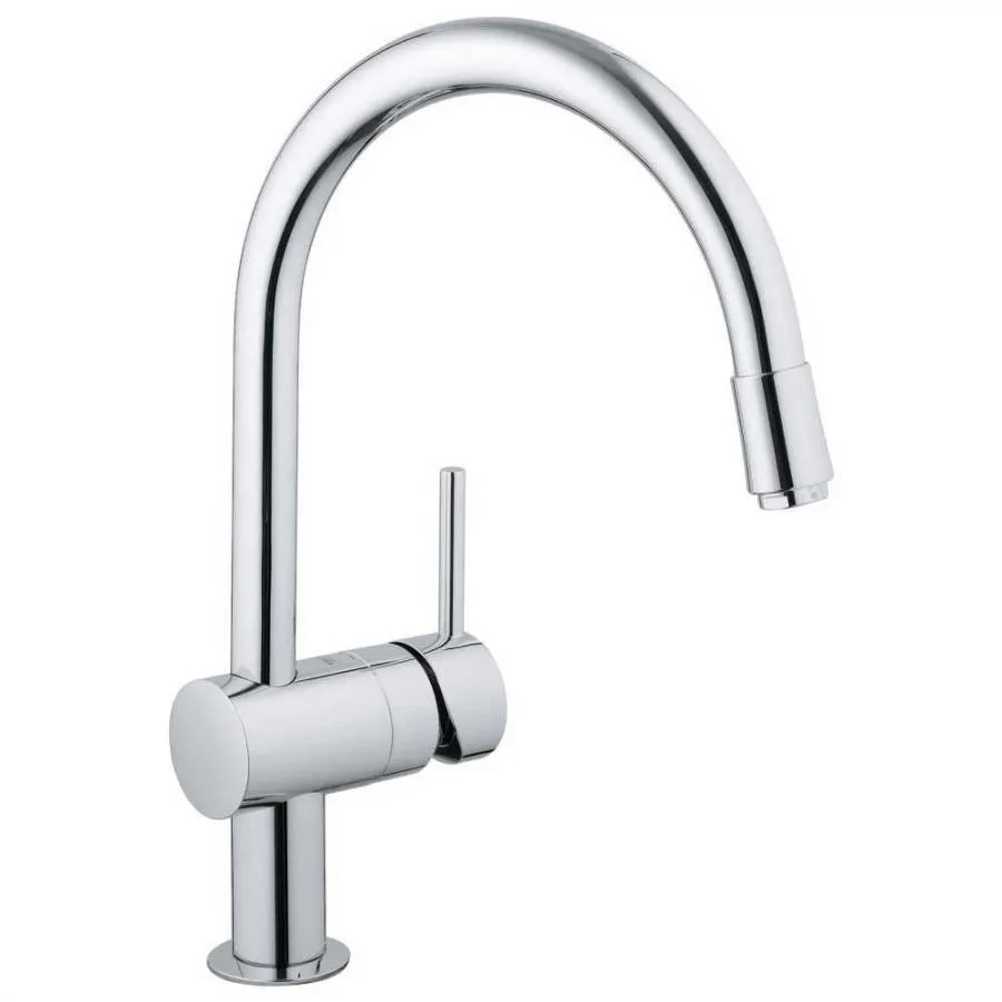 Смеситель для кухни с выдвижным изливом Grohe Minta 32918000