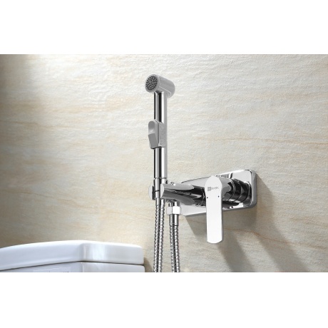 Смеситель встраиваемый с гигиеническим душем Lemark Plus Grace LM1519C - фото 2