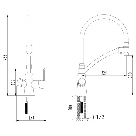 Смеситель для кухни Lemark Comfort LM3070C - фото 2
