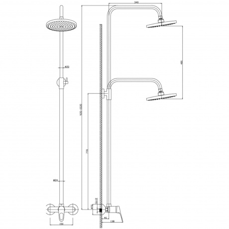 Смеситель для душа Rossinka B35-44 - фото 2