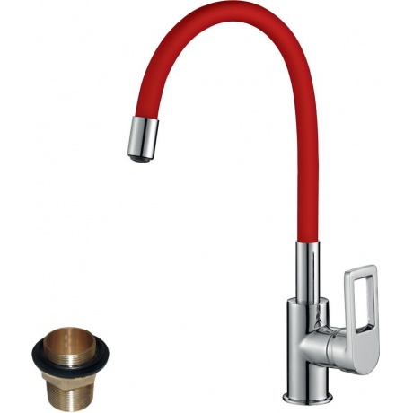 Смеситель для кухни Rossinka Z35-35U-Red - фото 2