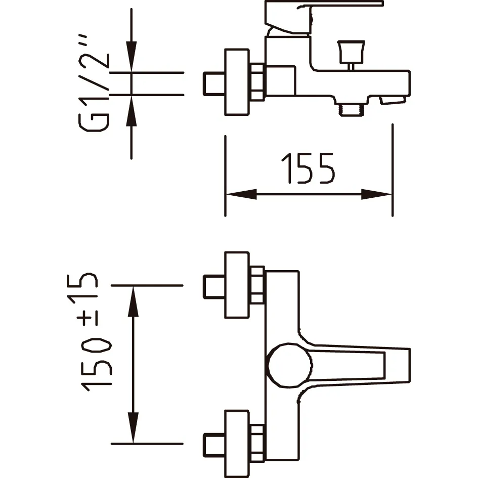 Смеситель для ванны Clever Artic Xtreme 98692  - фото 2