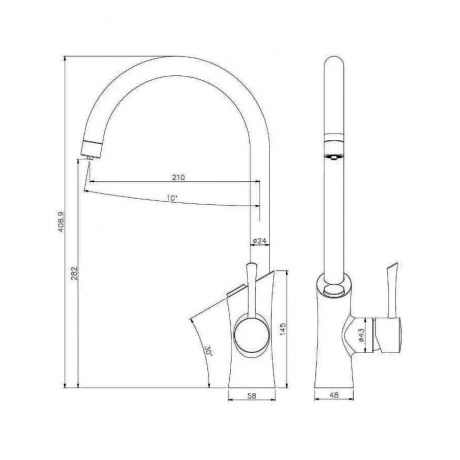 Смеситель для кухни LemarkCOMFORTLM3072C - фото 2