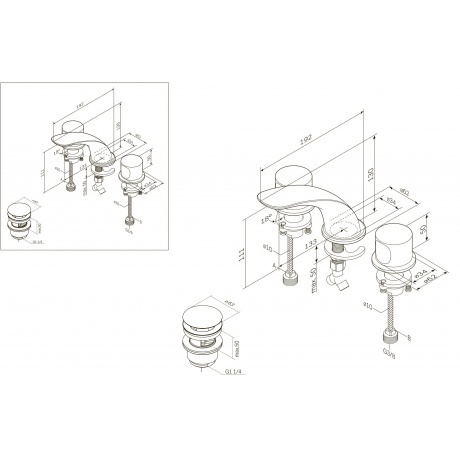 Смеситель для раковины AM.PM Sensation F3008000 - фото 7