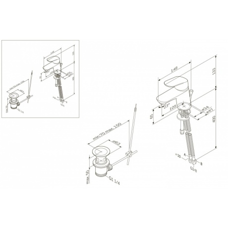 Смеситель для раковины AM.PM Like F8082116 - фото 3