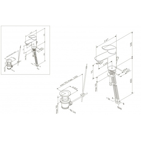 Смеситель для раковины AM.PM Like F8092116 хром - фото 7