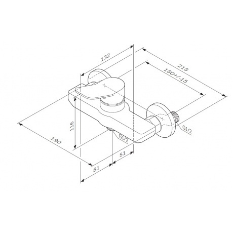 Смеситель для душа AM.PM X-Joy  F85A20000 - фото 7