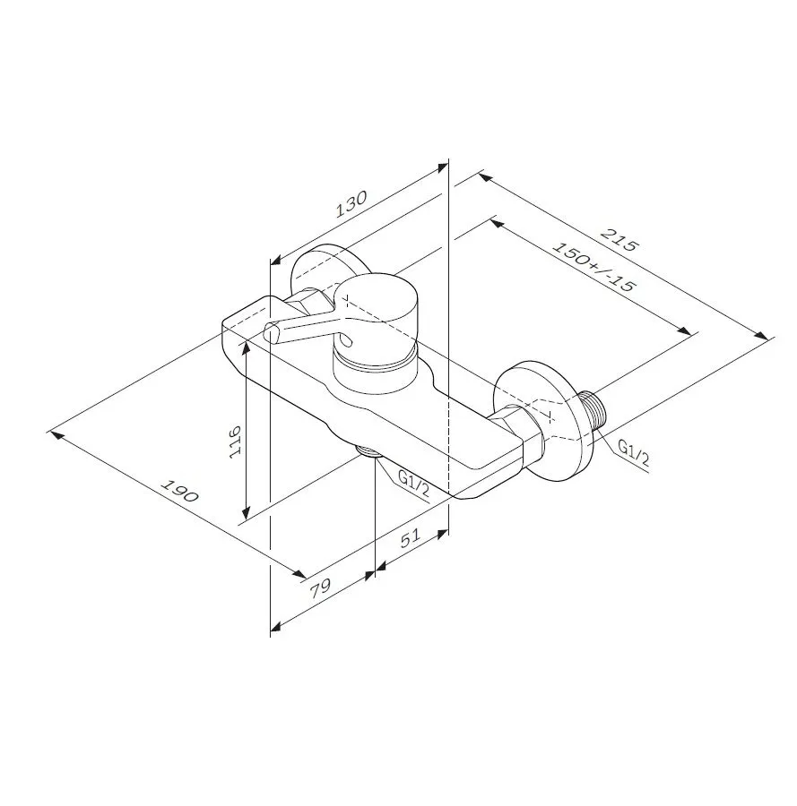 Смеситель для душа AM.PM X-Joy S F85B20000 - фото 7