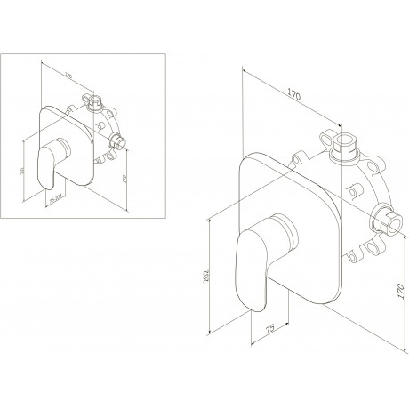 Смеситель для душа AM.PM Sensation F3075000 - фото 7
