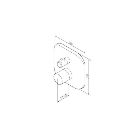 Смеситель для душа с термостатом AM.PM Sensation F3075600 - фото 7
