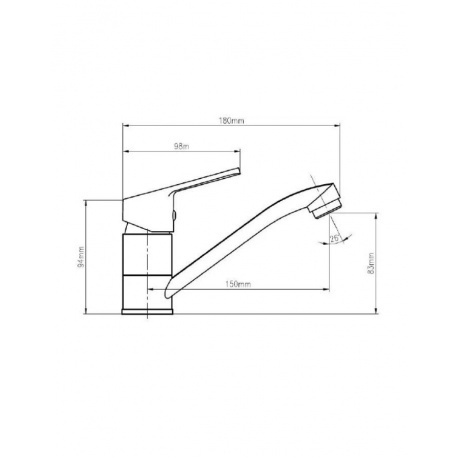 Смеситель для раковины Dorff Norma D1000000 - фото 2