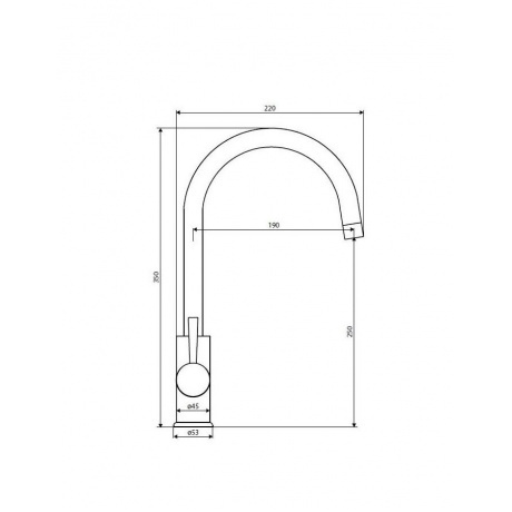 Смеситель для кухни Dorff Logic  D3000000 - фото 2