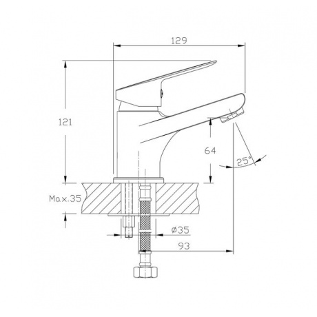 Смеситель для раковины Esko SPb 26 - фото 2