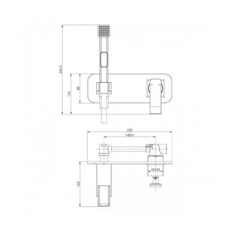 Смеситель для биде Lemark LM5819CW - фото 2