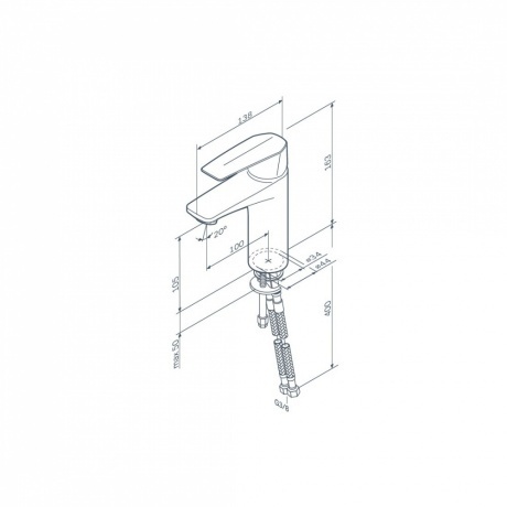 Смеситель для умывальника AM.PM Gem F90A02100 хром - фото 7