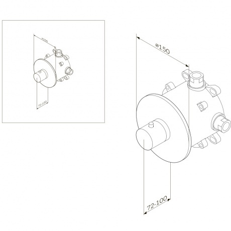 Термостат AM.PM Like F8075500 хром - фото 7