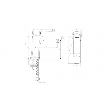 Смеситель для раковины Lemark Ursus LM7206BL - фото 2