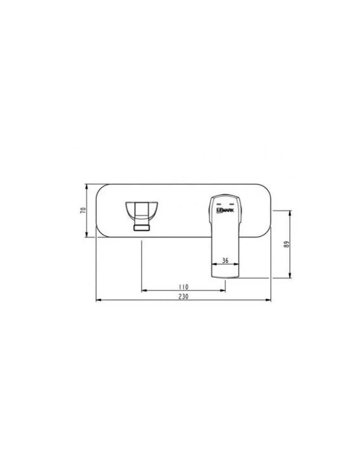 Смеситель с гигиеническим душем Lemark Ursus LM7220BL - фото 2