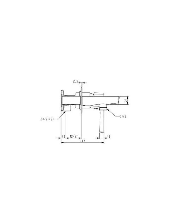 Смеситель с гигиеническим душем Lemark Ursus LM7220BL - фото 3