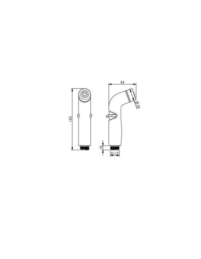 Смеситель с гигиеническим душем Lemark Ursus LM7220BL - фото 5