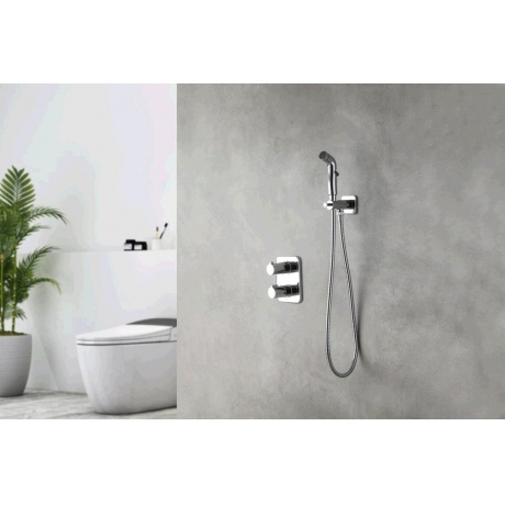 Смеситель Lemark Yeti термостатический с гигиеническим душем (LM7820С) - фото 5