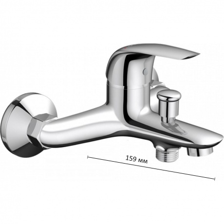 Смеситель для ванны и душа Dorff Stark D1101000 - фото 8