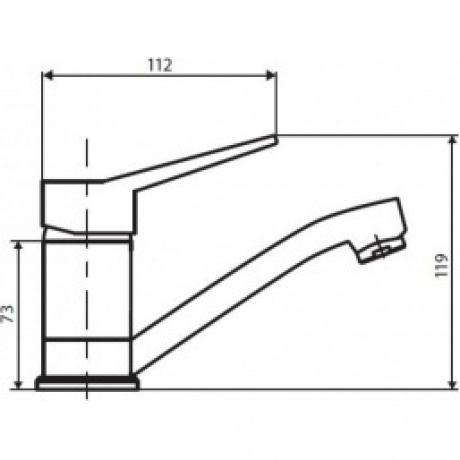 Смеситель для умывальника Dorff Optima D2021001 - фото 2