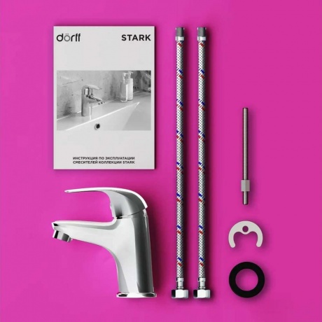 Смеситель для умывальника Dorff Stark D1100210 - фото 6