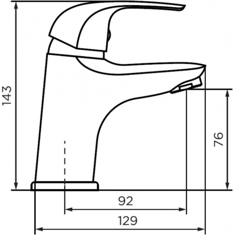 Смеситель для умывальника Dorff Stark D1100210 - фото 10