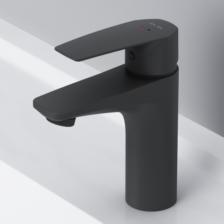 Смеситель для раковины AM.PM Gem F90A02122 черный - фото 3