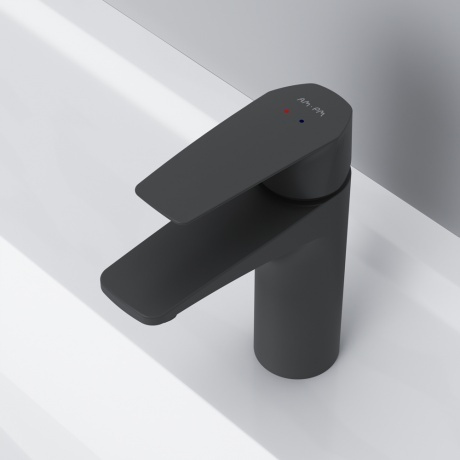 Смеситель для раковины AM.PM Gem F90A02122 черный - фото 4