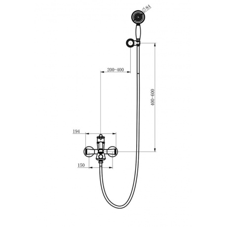 Смеситель Lemark Peretto LM6302RB для ванны - фото 3