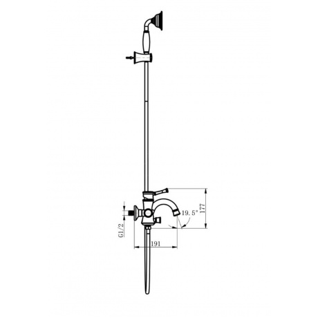 Смеситель Lemark Peretto LM6302RB для ванны - фото 4