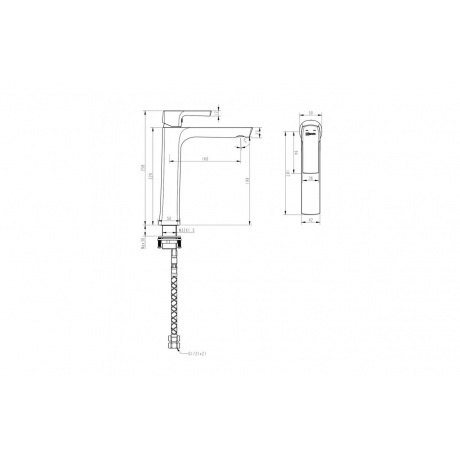 Смеситель для раковины Lemark Ursus LM7209BL - фото 2