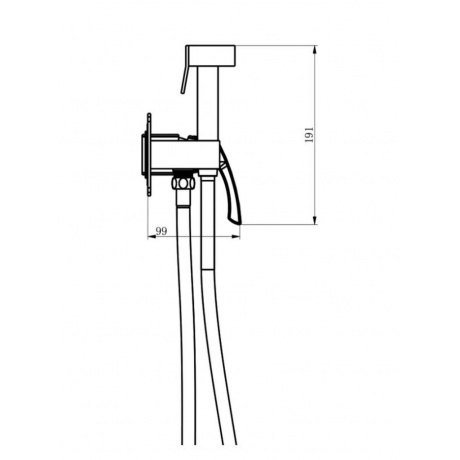 Смеситель с гигиеническим душем Lemark Nubira, встраиваемый (LM6219ORB) - фото 3