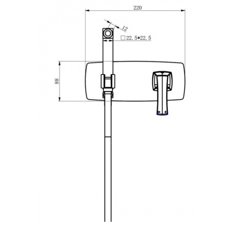 Смеситель с гигиеническим душем Lemark Nubira, встраиваемый (LM6219ORB) - фото 4