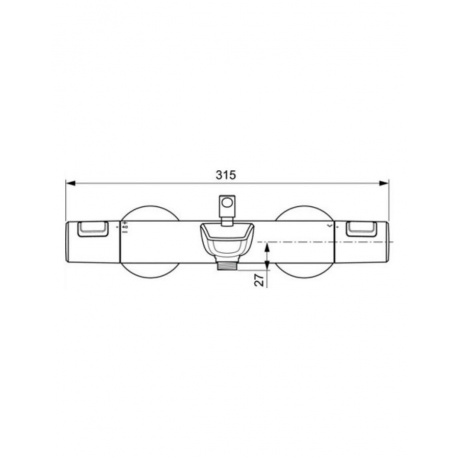 Смеситель для ванны Ideal Standard Ceratherm T25 A7206AA - фото 2