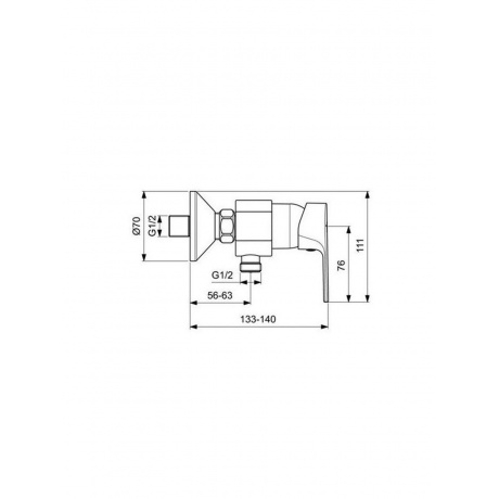 Смеситель для душа Ideal Standard Cerafine D BC493AA - фото 3