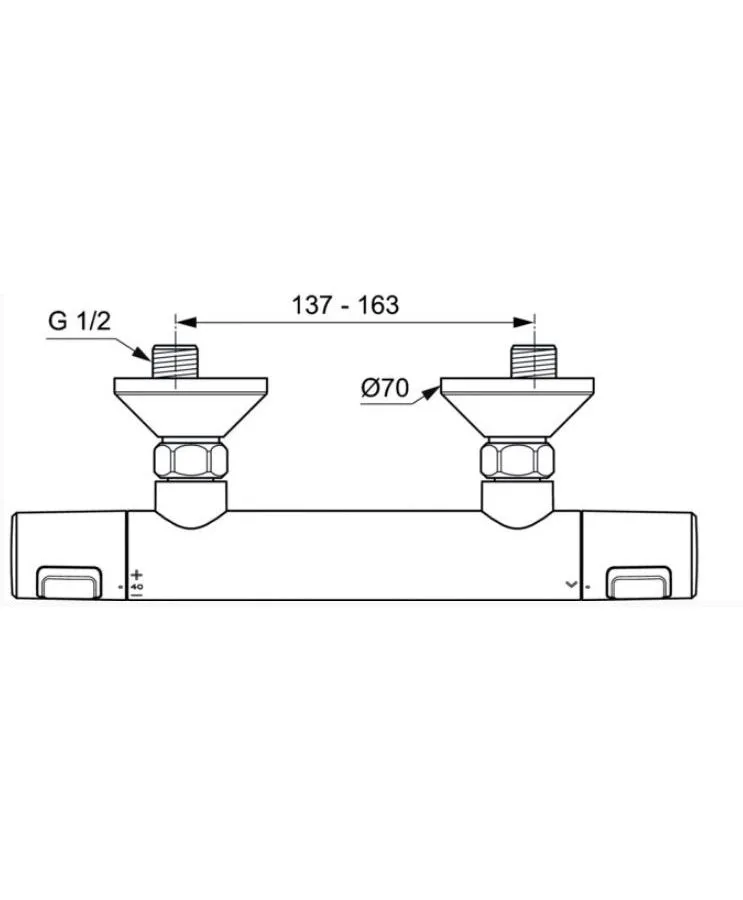 Смеситель для душа Ideal Standard Ceratherm T25 A7201AA - фото 3
