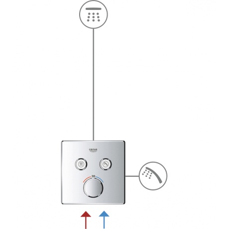 Смеситель для душа Grohe Grohtherm 29148000 - фото 4