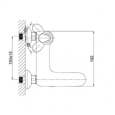 Смеситель для ванны D&amp;K Venice Baciano (DA1033259) - фото 4