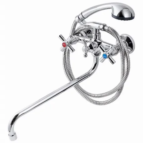 Смеситель для ванны с душем FAUZT FZs-428-18 тип См-ВУДРНШлА