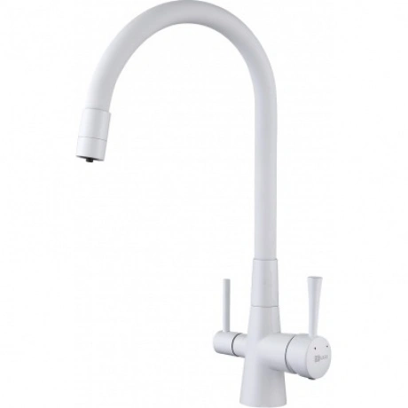 Смеситель Lemark Comfort (LM3075W) для кухни  с подключением к ф...