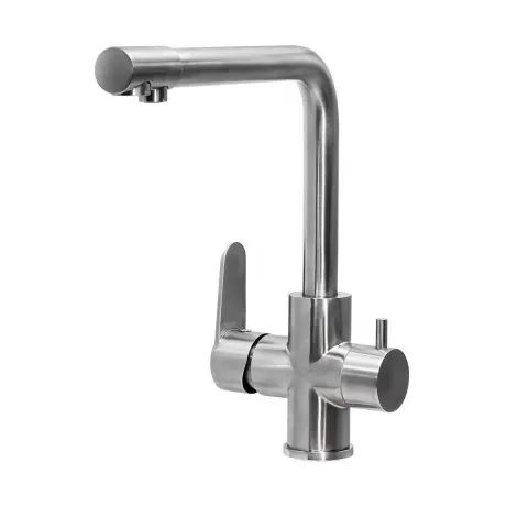 Смеситель для кухни ПСМ-ПРОФСАН PSM-300-22 STEEL с подключением ...