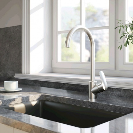 Смеситель для кухни AM.PM Like F8007111 сатин - фото 8