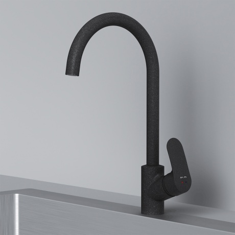 Смеситель для кухни AM.PM Like F8007122 черный - фото 7