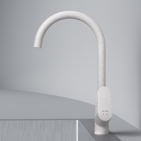 Смеситель для кухни AM.PM Like F8007133 белый - фото 5