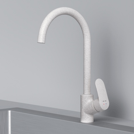 Смеситель для кухни AM.PM Like F8007133 белый - фото 7